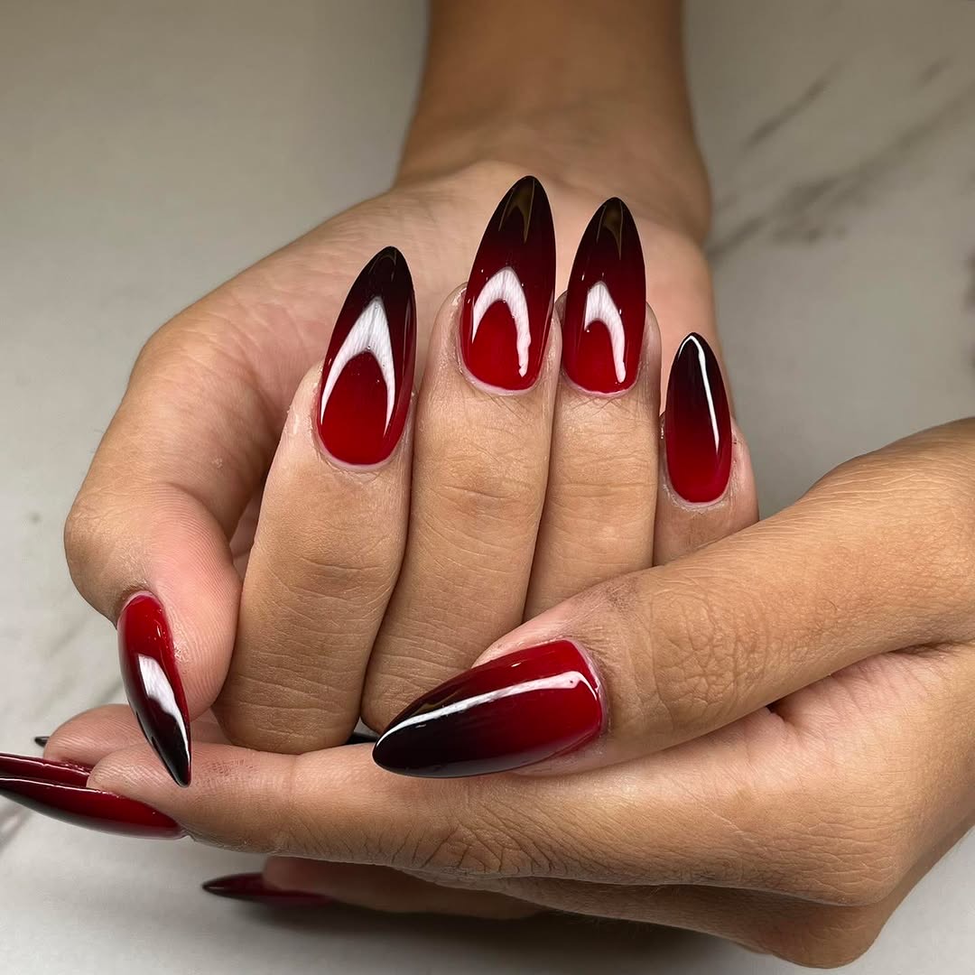 Custom nail art design